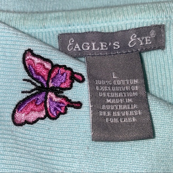EAGLE’S EYE Butterfly Embroidery Sweater - Picture 8 of 10